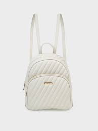Balo chần êm Quilted Backpack màu Xám tông ấm - SABLANCA