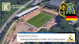 In 1948 the club rebranded to fc sarrebruck and joined the french league system. Ludwigsparkstadion Under De Construction 1 Fc Saarbrucken Google Earth 2018 Youtube