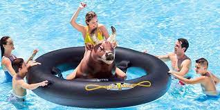 The Inflat A Bull Pool Float Is The Only Toy You Need This Summer Summer Pool Floats Pool Float Pool Floats