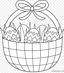 ← easter egg with bow. Easter Egg Coloring Pages Clipart Easter Basket Drawing Transparent Clip Art