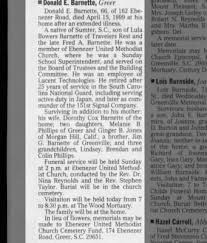 Obituary for Donald E. Barnette (Aged 66)