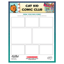 Simply leap out onto the page. Cat Kid Comic Club