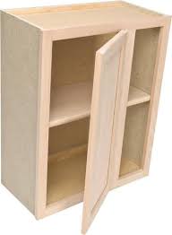 Quality One 24 X 30 Unfinished Oak Reversible Blind Corner Wall Cabinet At Menards Unfinished Kitchen Cabinets Wall Cabinet Corner Wall