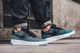 Men Black Air Force 1 On Feet On Feet Images Of The Latest Multicolor Nike Air Force 1 Ultra Flyknit Kicksonfire Com Nike Air Force Nike Air Nike Air Force 1 Outfit