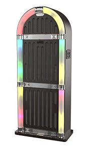 Sharper Image Sbt3008bk Lightshow Bluetooth Wireless Jukebox Speaker Nostalgia With A Modern Twist For More Information Visit Light Show Jukebox Home Audio