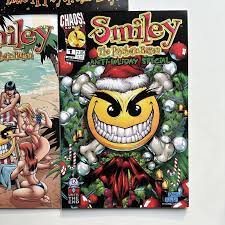 Chaos! Comics Smiley The Psychotic Button #1 + Anti-Holiday & Spring Break  1998 – ASA College: Florida