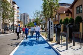 Geographically, it is roughly equidistant from bucharest (445 kilometres ), budapest (461 km) and. Romania S First Smart Street Opens In Cluj Napoca Romania Insider