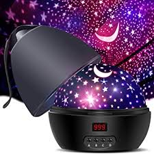 Amazon Com Mokoqi Star Projector Night Light Christmas Gifts For 3 6 9 Year Old Girls And Boys Vivid Starry Sky Night Lights Projector With Timer And Hanging Strap For Kids Baby Bedroom Decor Black