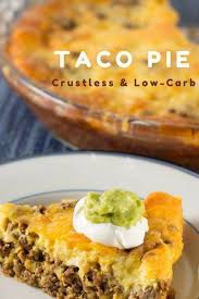 Crustless Low Carb Taco Pie From Everyday Ketogenic Kitchen Recipe Keto Recipes Dinner Low Carb Tacos Low Carb Recipes