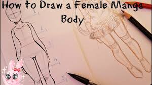 How to draw heart with veins. How To Draw A Female Manga Body Youtube