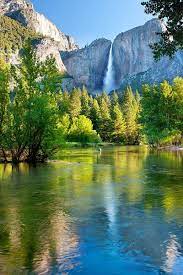 Yosemite Falls Reflections Merced Summer Dsc9427 Yosemite National Park Waterfalls Flowing Tranquil Beautiful Landscapes Beautiful Nature Landscape Photography