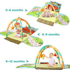 Online shopping for toys & games from a great selection of early development & activity toys, bath toys, baby toys, sound toys, comforters, spinning tops & more at everyday low prices. Buy Tiny Wonders Baby Activity Gym Mat Infant Indoor Playmat W Hanging Rattle Toys Floor Mat For 3 6 9 12 18 Months Age 1 2 Year Olds Newborn Baby Boys Baby Girls Toddlers Online In Turkey B08b1btzv7