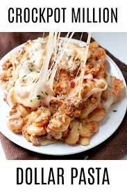 Crock Pot Million Dollar Pasta Recipe Chicken Crockpot Recipes Crockpot Recipes Easy Crockpot Recipes Slow Cooker