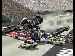 Nascar racing 2003 season, or nr2003 for short, is a computer racing simulator released in february 2003 by papyrus design group for pc and mac os x. Nascar Racing 2003 Season Wrecks 1 Nascar Racing Racing Nascar Wrecks