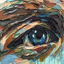 Multicolored Palette Knife Paintings Explore The Many Layers Of Human Emotions Texture Painting Painting Techniques Painting