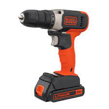You will probably know from reputation and price band that black & decker make capable diy, home enthusiast and. Black Decker 20 Volt Max Lithium Cordless Drill Bcd702c1 Walmart Com Walmart Com