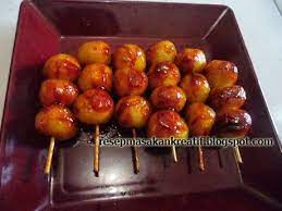 Resep Cilok Bakar Enak Isi Kornet Dan Sosis