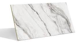 Panel ścienny z wzorem HD - 2800x1100 mm - Calacatta ...