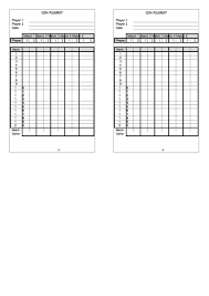 I have only played one complete game. Gin Rummy Score Sheet Printable Pdf Download