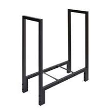 Porte Buches En Acier Delta Otto Noir Porte De Bois De Chauffage Panier A Buche Range Buche