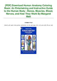 Select a human anatomy system to begin. Pdf Download Human Anatomy Coloring Book An Entertaining And Instr
