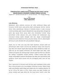 Maybe you would like to learn more about one of these? Ringkasan Proposal Tesis
