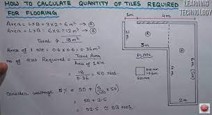 How To Find Out The Number Of Tiles Required For A Floor Engineering Notes Civil Engineering Design Construction Estimating Software