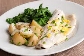 Poached Fish With Corn And Chive Vinaigrette Recipe Co Op Welcome To The Table