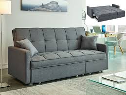 Divani letto cm 180 il miglior prezzo in poltrone e divani è di 99,00 €. Divano Letto 3 Posti In Tessuto Grigio Chiaro Canetti