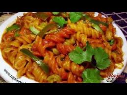 Easy Indian Style Veg Chilli Pasta Recipe Low Oil Healthy Red Sauce Pasta Recipe Youtube Vegetable Masala Quick Pasta Recipes Healthy Pasta Recipes