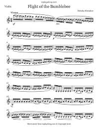 Flight Of The Bumblebee By Rimsky Korsakov Free Sheet Music For Violin Visit Toplayalong Com And Trumpet Sheet Music Clarinet Sheet Music Violin Sheet Music