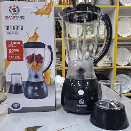 SMARTPRO SBL-100B BLENDER 2 IN 1 (1.5L JAR 1500W)