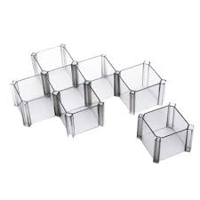Use a letter organizer for your flip flops and sandals. Homeholiday 6pcs Set Diy Plastic Grid Honeycomb Drawer Separator Divider Partition Cabinet Socks Underwear Storage Organizer Walmart Canada