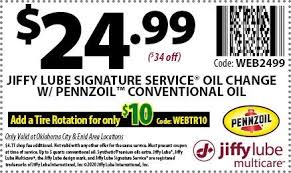 Lastly, getting an oil change at your local dealer almost always takes longer (on average) than a trip to a local quick. Oklahoma City Jiffy Lube Jiffy Lube Signature Service Oil Change