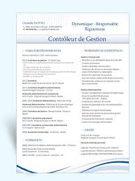 Modele Cv Original Controleur De Gestion Modele Cv Exemple Cv Telecharger Modele Cv