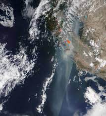 Satellite photo, fires in northern california, 4:21 p.m. Raging California Wildfires Spotted From Space Photos Space