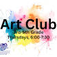 3rd-5th Grade Art Club - Nov event image