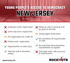 New Jersey Elections And Voting Information Rock The Vote