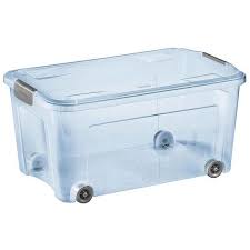 Cutie Depozitare Actuel Transparenta Cu Roti 43 L Auchan Online