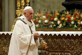 Popes Christmas Mass 2021 Christmas Says You Are Loved Pope Francis Says At Midnight Mass