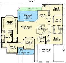2 bedroom barndominium example 1. Split Bedroom With Home Office 3079d Architectural Designs House Plans