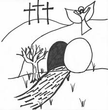 Coloring pages are a great way to end a sunday school lesson. The Angel At Tomb Of Jesus Coloring Page Page 2 Line 17qq Com Coloring Home