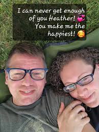 Heather, I'd say that our love and happiness continues to grow like no  other! 🥰 We will never stop loving one another, or stop this journey we  are on! 😍 Here's to