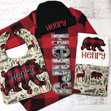 Lumberjack Baby Boy Coming Home Outfit Lumberjack Baby Etsy