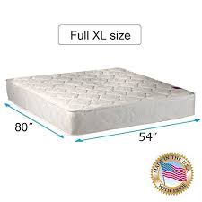 Dream Solutions Usa Legacy Double Sided Full Extra Long Size Mattress Only With Mattress Cover Protector Includ Mattress Queen Mattress Size Twin Mattress Size