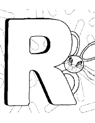 Find & download free graphic resources for coloring page. Letter R Coloring Page