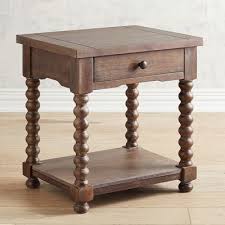 Rich In History And Tradition Spindle Style Furniture Is A Modern Farmhouse Favorite With Its Twisty Can T Look Living Room End Tables End Tables Furniture