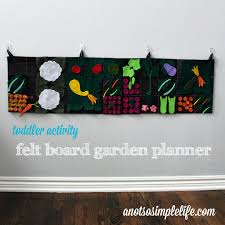 If you have any questions, feel free to comment and i'll do my best to answer your question. Felt Board Garden Planner Toddler Activity