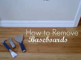 How To Remove Baseboards Removing Baseboards Baseboards House Cleaning Tips