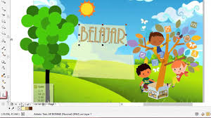Bisa rekan rekan lihat gambar di atas, cara membuat gradasi warna coreldraw yaitu objek yang sudah di buat dan diberi warna rekan rekan pilih. Download Belajar Design Cara Membuat Poster Dengan Corel Draw Gratis
